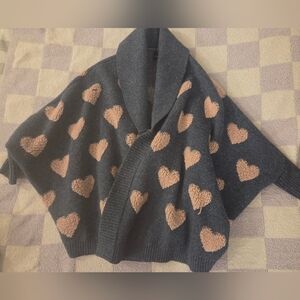 SAACHI Heart Patterned Women's Sweater